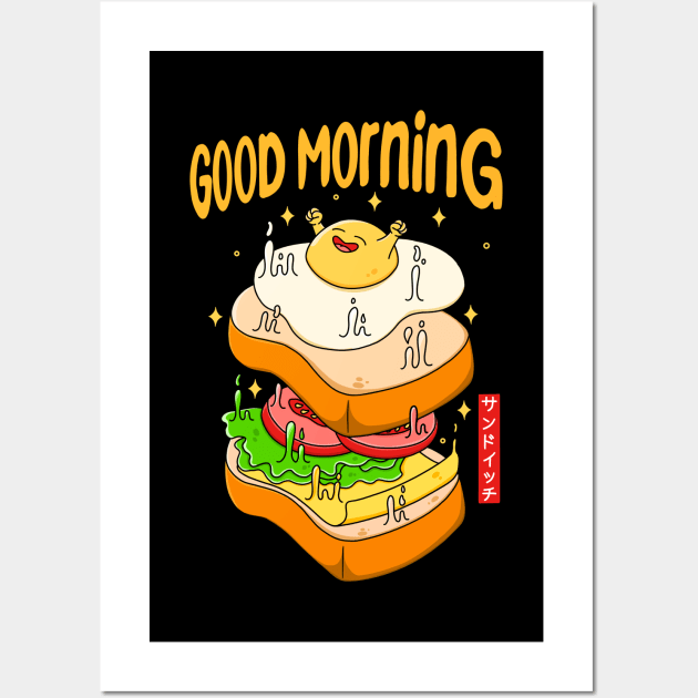 Good Morning Breakfast Wall Art by Kimprut